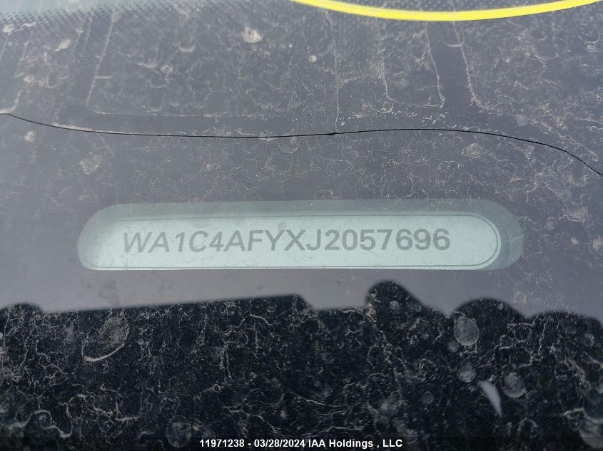 2018 Audi Sq5 VIN: WA1C4AFYXJ2057696 Lot: 11971238