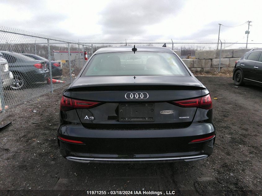 2022 Audi A3 VIN: WAUGUCGY6NA026892 Lot: 11971255