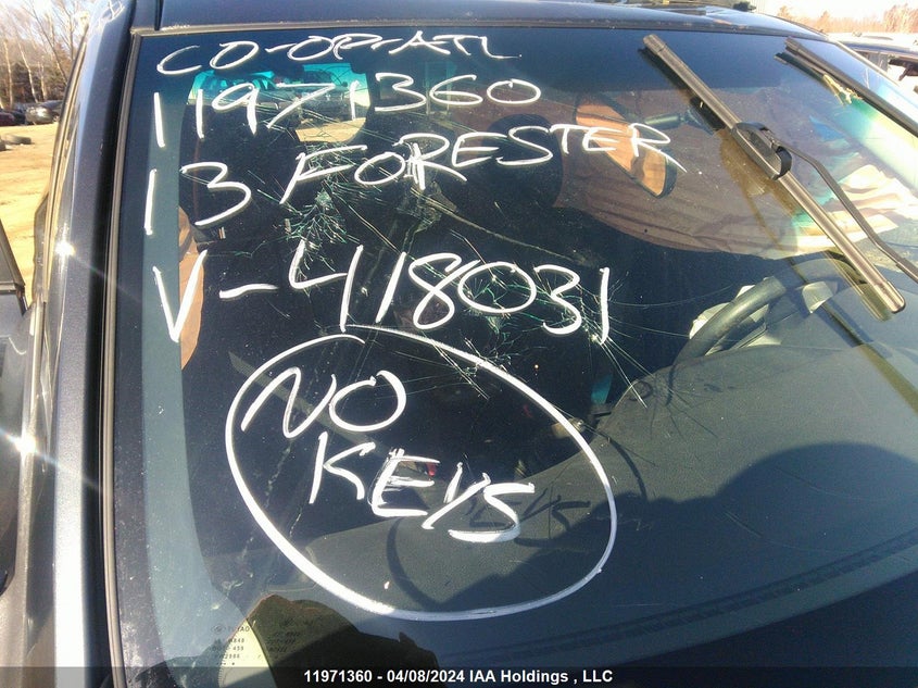 2013 Subaru Forester VIN: JF2SHCBC5DG418031 Lot: 11971360