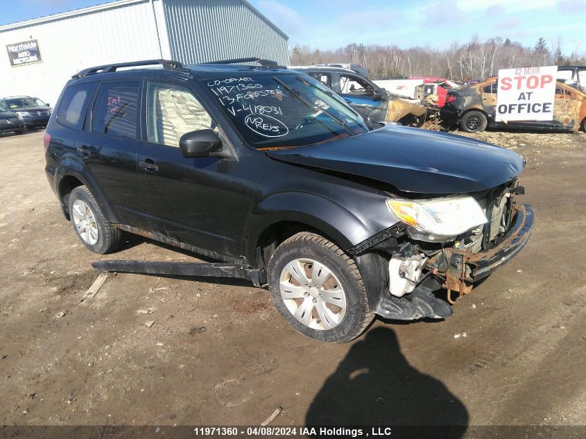 2013 Subaru Forester VIN: JF2SHCBC5DG418031 Lot: 11971360