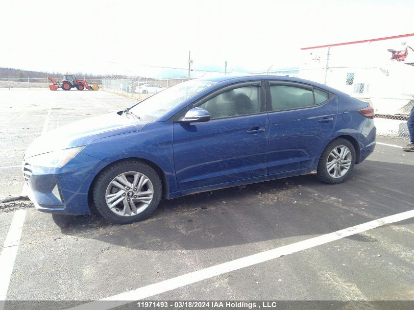 2019 Hyundai Elantra Sel/Value/Limited VIN: KMHD84LF7KU738435 Lot: 11971493