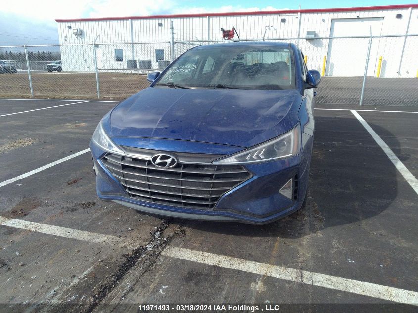 2019 Hyundai Elantra Sel/Value/Limited VIN: KMHD84LF7KU738435 Lot: 11971493