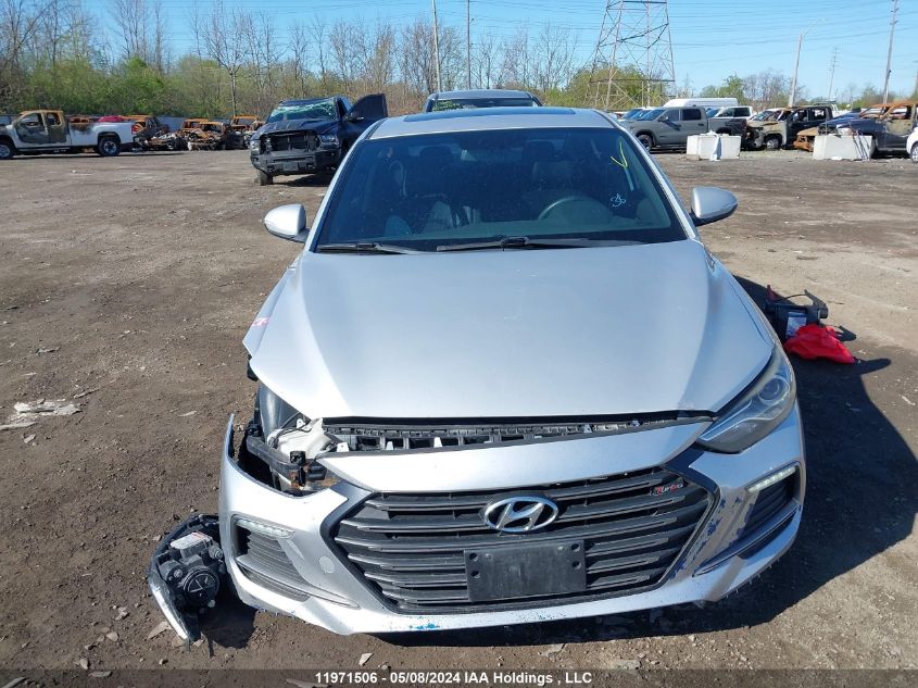 2018 Hyundai Elantra VIN: KMHD04LBXJU461976 Lot: 11971506