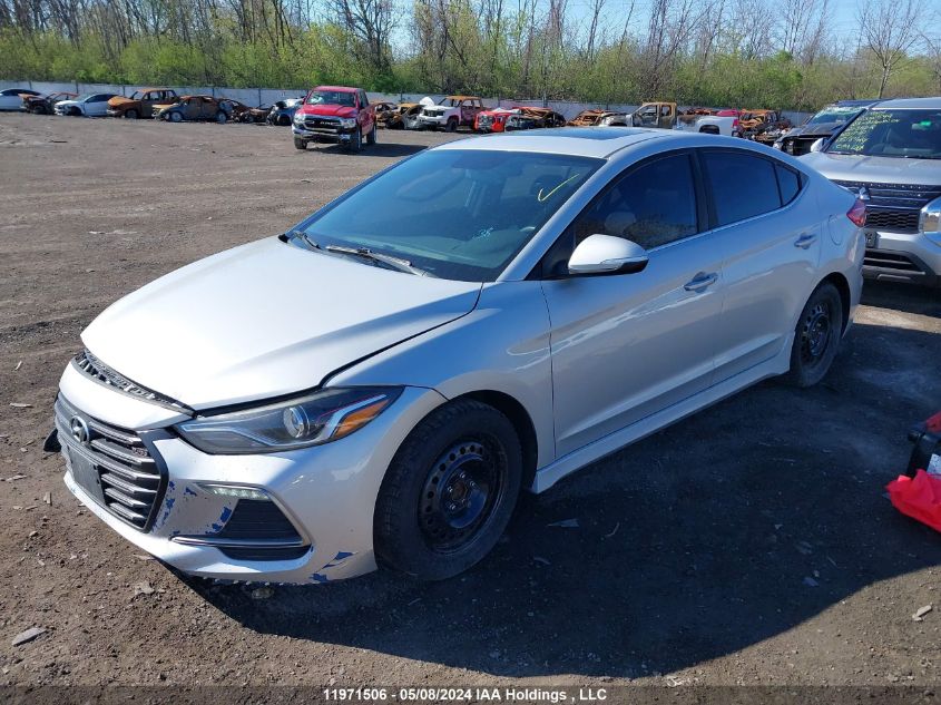 2018 Hyundai Elantra VIN: KMHD04LBXJU461976 Lot: 11971506