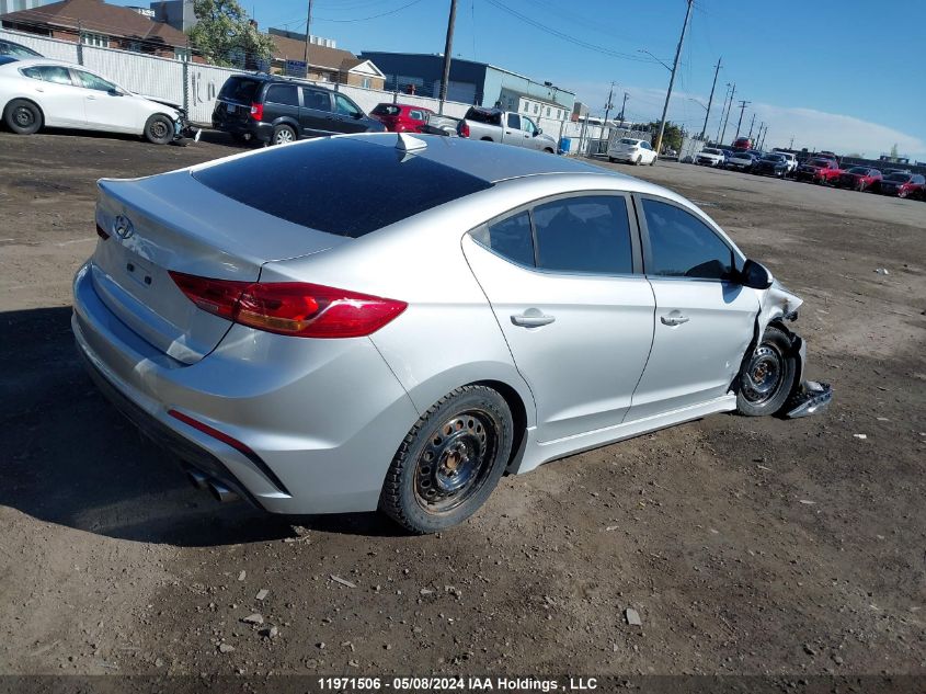 2018 Hyundai Elantra VIN: KMHD04LBXJU461976 Lot: 11971506