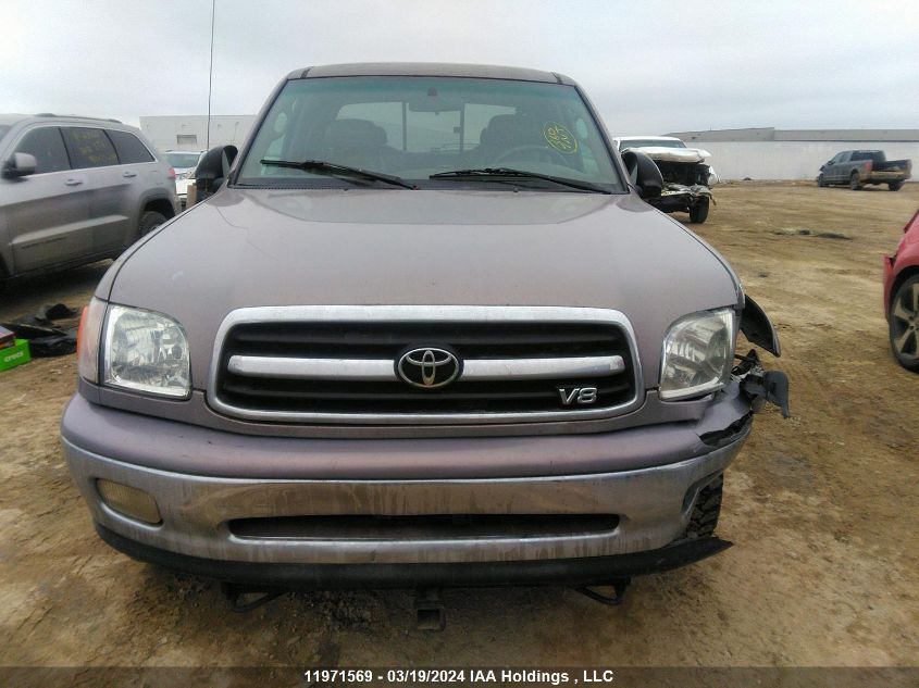 2002 Toyota Tundra Access Cab Limited VIN: 5TBBT48152S284626 Lot: 11971569