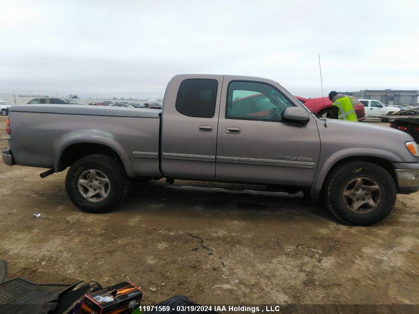 2002 Toyota Tundra Access Cab Limited VIN: 5TBBT48152S284626 Lot: 11971569
