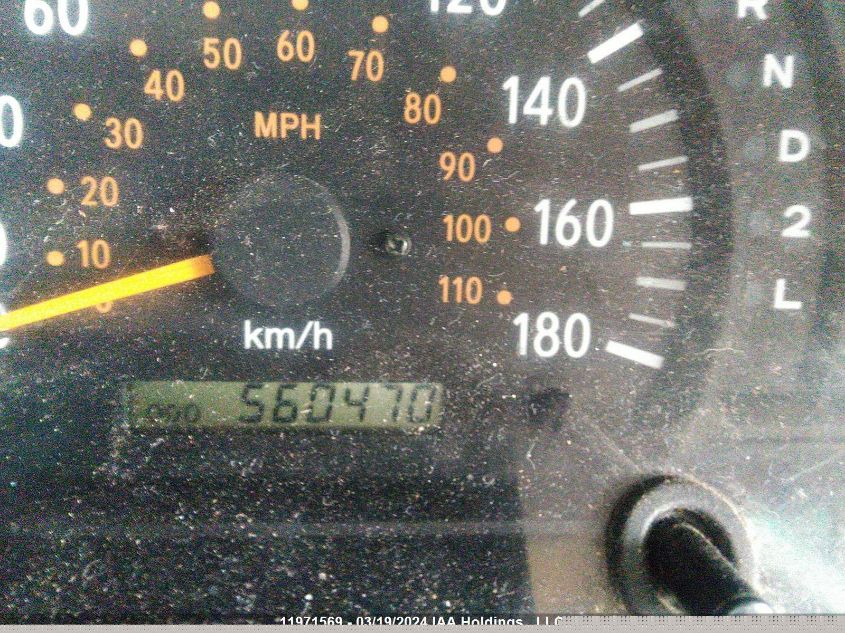 2002 Toyota Tundra Access Cab Limited VIN: 5TBBT48152S284626 Lot: 11971569