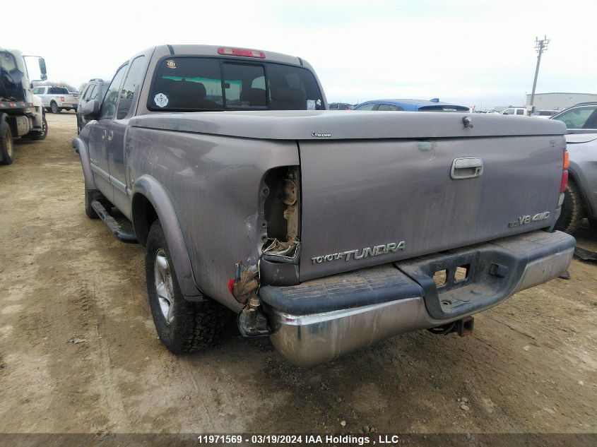 2002 Toyota Tundra Access Cab Limited VIN: 5TBBT48152S284626 Lot: 11971569