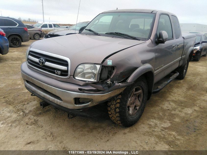 2002 Toyota Tundra Access Cab Limited VIN: 5TBBT48152S284626 Lot: 11971569