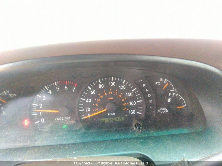 2002 Toyota Tundra Access Cab Limited VIN: 5TBBT48152S284626 Lot: 11971569