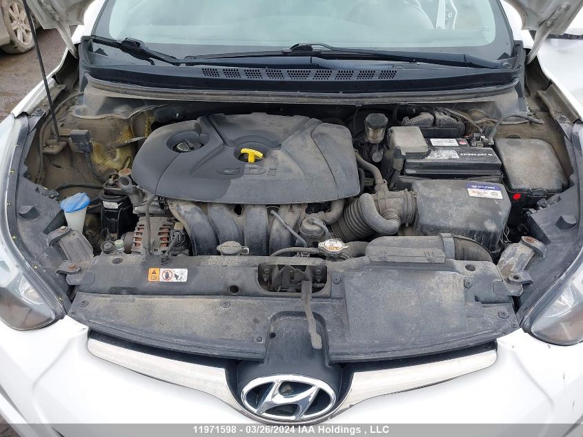 2014 Hyundai Elantra Se/Sport/Limited VIN: KMHDH4AH8EU118704 Lot: 11971598