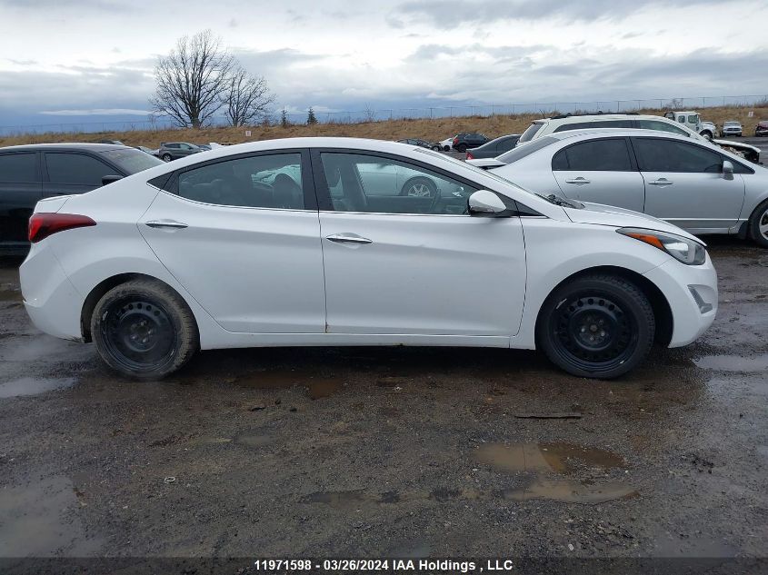 2014 Hyundai Elantra Se/Sport/Limited VIN: KMHDH4AH8EU118704 Lot: 11971598