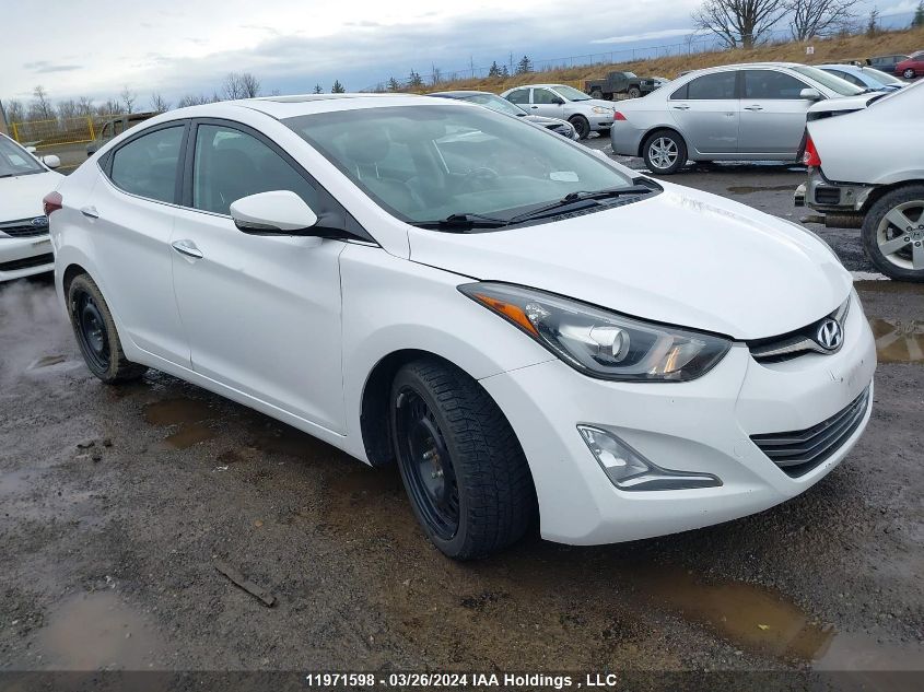 2014 Hyundai Elantra Se/Sport/Limited VIN: KMHDH4AH8EU118704 Lot: 11971598