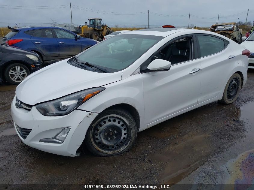 2014 Hyundai Elantra Se/Sport/Limited VIN: KMHDH4AH8EU118704 Lot: 11971598