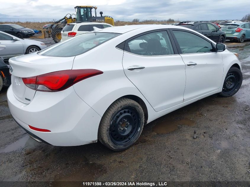 2014 Hyundai Elantra Se/Sport/Limited VIN: KMHDH4AH8EU118704 Lot: 11971598