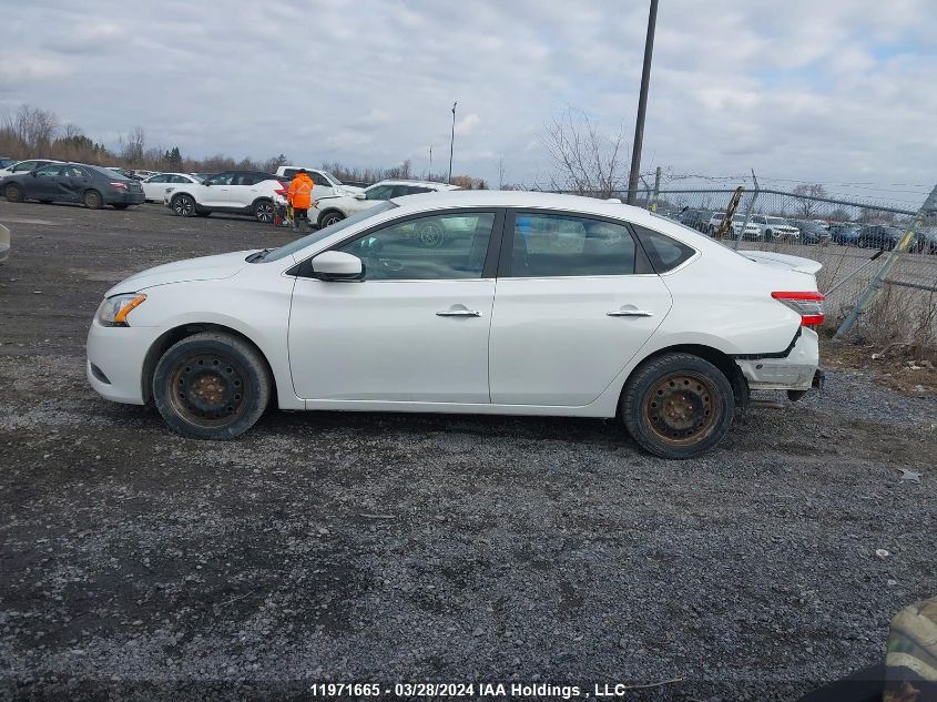 2015 Nissan Sentra S/Sv/Sr/Sl VIN: 3N1AB7AP4FL634865 Lot: 38407684