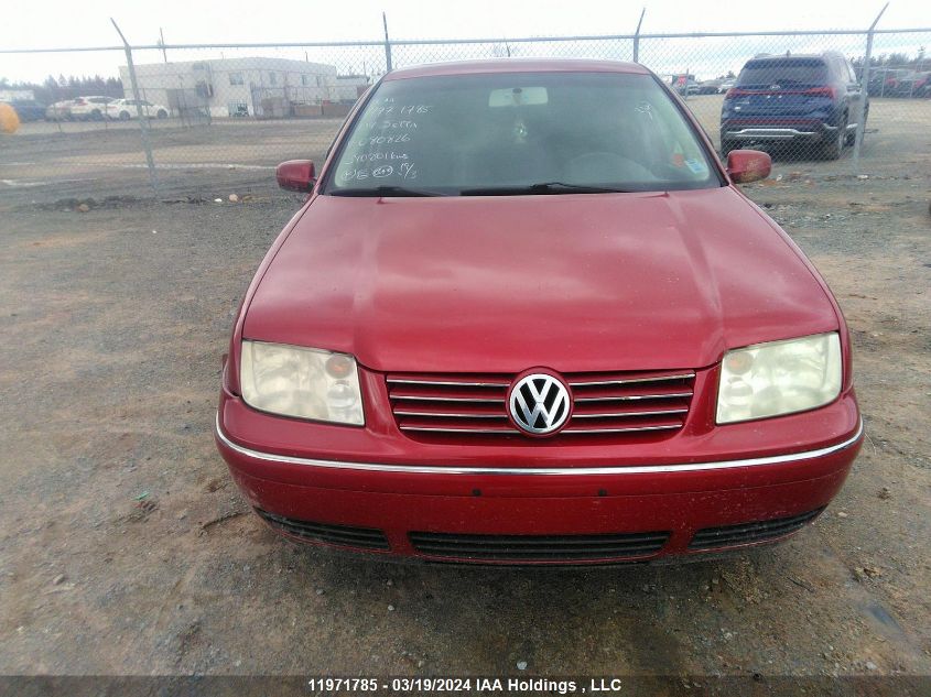 2004 Volkswagen Jetta Gls VIN: 3VWSE69M44M080826 Lot: 11971785