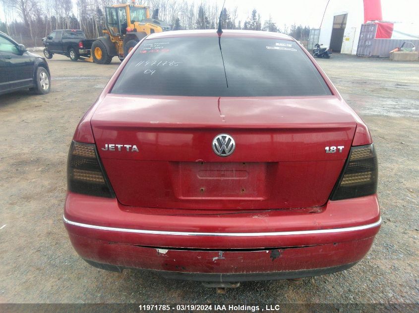 2004 Volkswagen Jetta Gls VIN: 3VWSE69M44M080826 Lot: 11971785