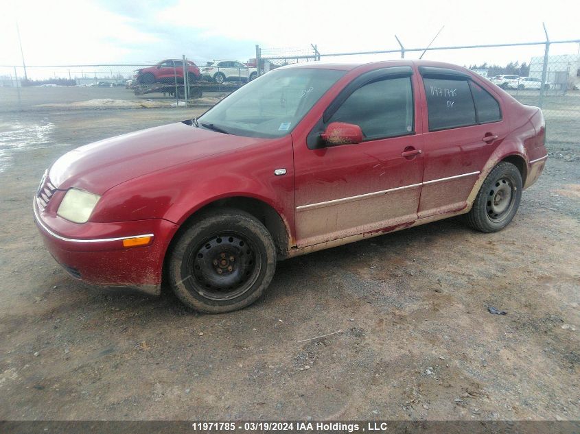 2004 Volkswagen Jetta Gls VIN: 3VWSE69M44M080826 Lot: 11971785