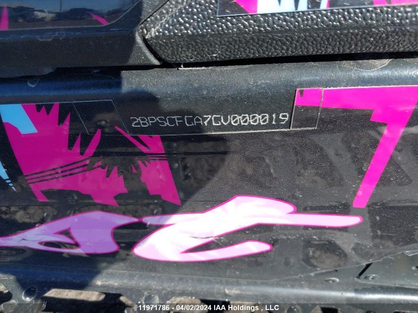 2016 Skidoo VIN: 2BPSCFGA7GV000019 Lot: 39221671