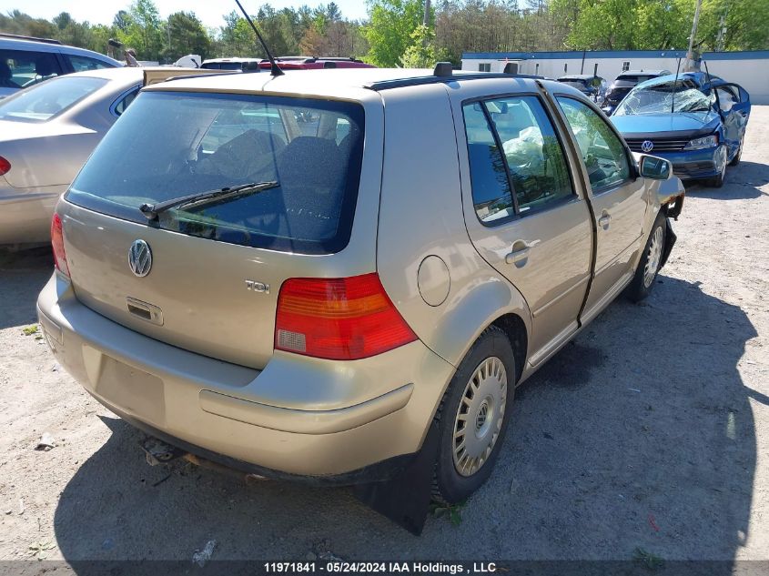 2004 Volkswagen Golf VIN: 9BWFR21J044018716 Lot: 11971841