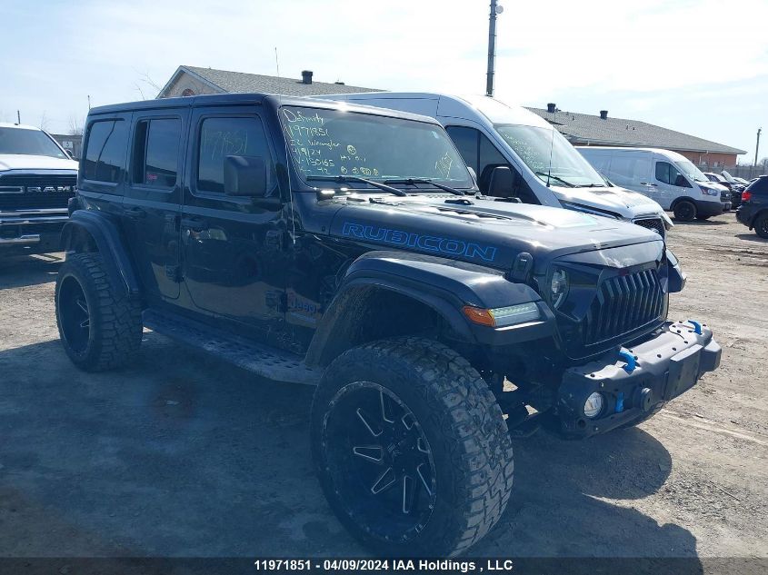 2022 Jeep Wrangler 4Xe Unlimited Rubicon VIN: 1C4JJXR64NW150165 Lot: 11971851