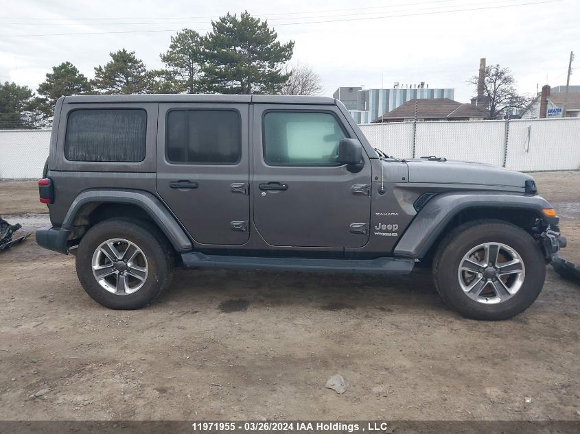 2019 Jeep Wrangler Unlimited Sahara VIN: 1C4HJXEG3KW602308 Lot: 11971955