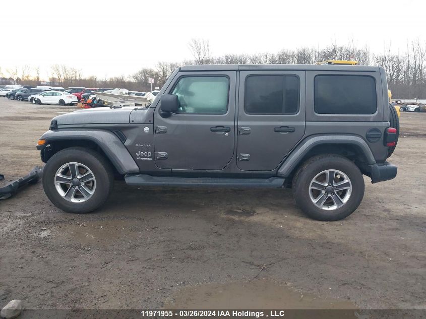 2019 Jeep Wrangler Unlimited Sahara VIN: 1C4HJXEG3KW602308 Lot: 11971955