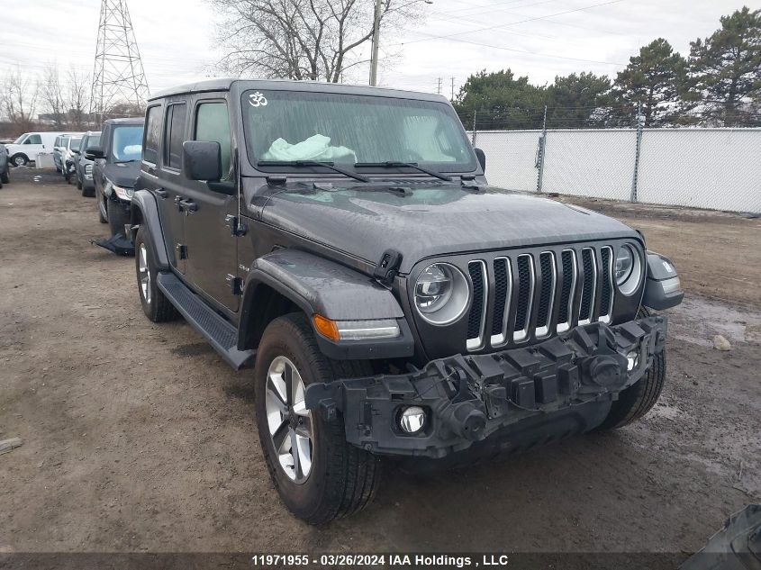 2019 Jeep Wrangler Unlimited Sahara VIN: 1C4HJXEG3KW602308 Lot: 11971955