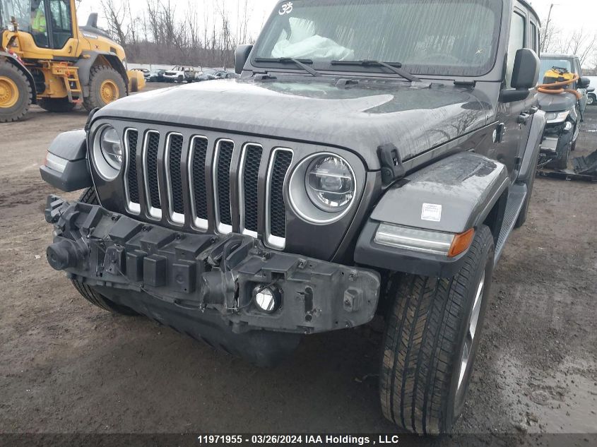 2019 Jeep Wrangler Unlimited Sahara VIN: 1C4HJXEG3KW602308 Lot: 11971955