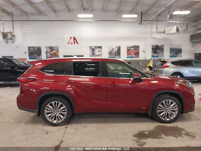 2023 Toyota Highlander Hybrid Limited/Hybrid Platinum VIN: 5TDEBRCH3PS131453 Lot: 11971972