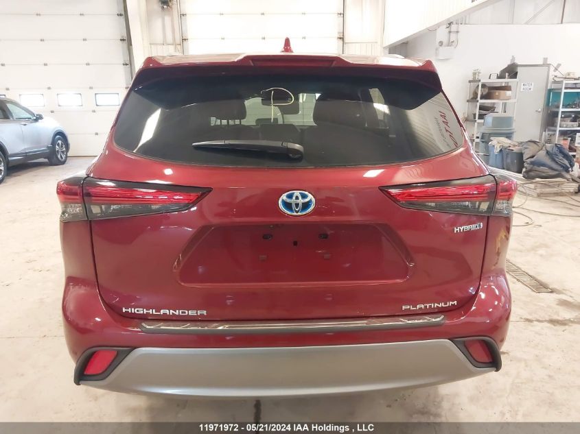 2023 Toyota Highlander Hybrid Limited/Hybrid Platinum VIN: 5TDEBRCH3PS131453 Lot: 11971972