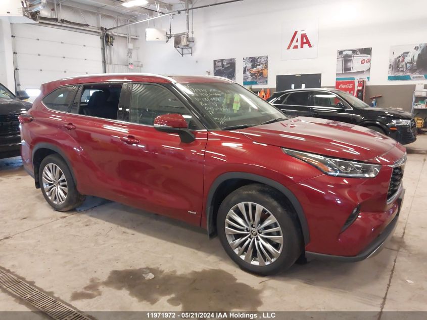 2023 Toyota Highlander Hybrid Limited/Hybrid Platinum VIN: 5TDEBRCH3PS131453 Lot: 11971972