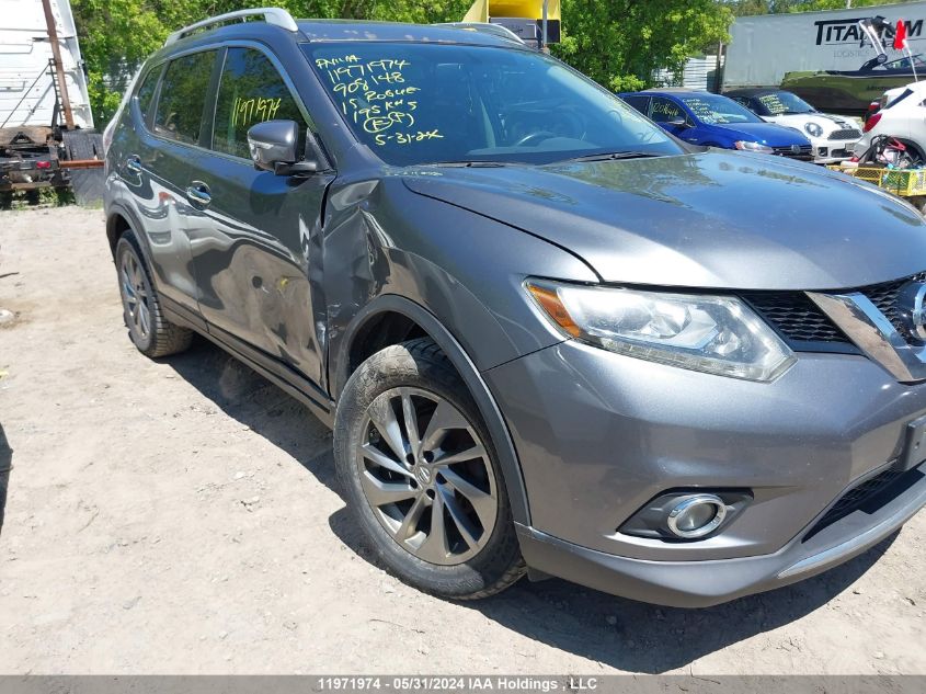 2015 Nissan Rogue VIN: 5N1AT2MV1FC908148 Lot: 11971974