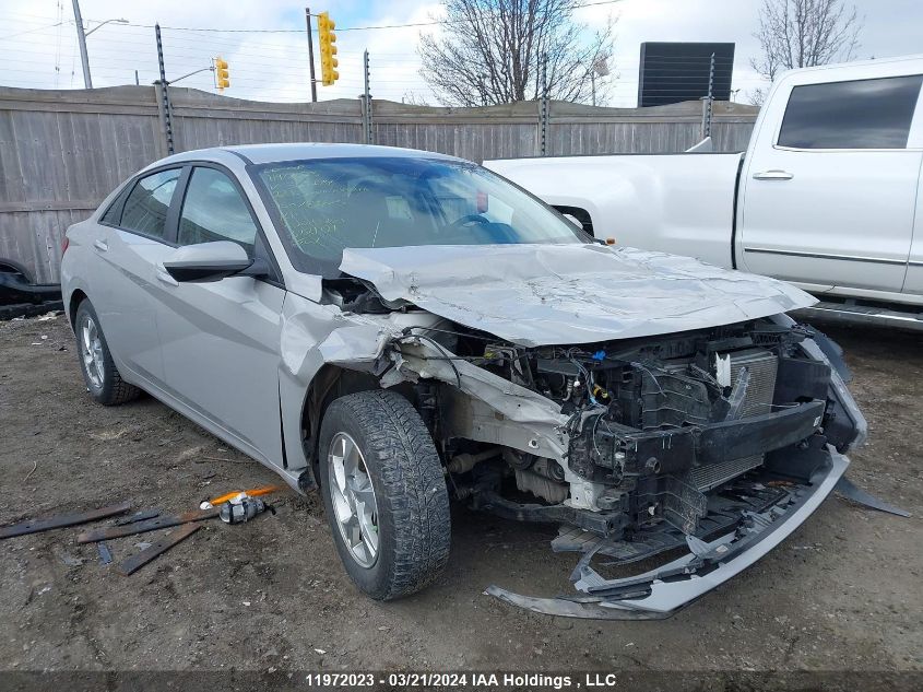 2022 Hyundai Elantra Essential Ivt With Hyundai Smartsense Package VIN: KMHLM4AG5NU301279 Lot: 39240345