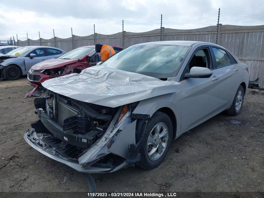 2022 Hyundai Elantra Essential Ivt With Hyundai Smartsense Package VIN: KMHLM4AG5NU301279 Lot: 39240345