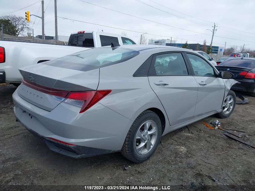 2022 Hyundai Elantra Essential Ivt With Hyundai Smartsense Package VIN: KMHLM4AG5NU301279 Lot: 39240345