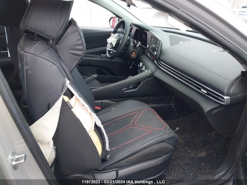 2022 Hyundai Elantra Essential Ivt With Hyundai Smartsense Package VIN: KMHLM4AG5NU301279 Lot: 39240345