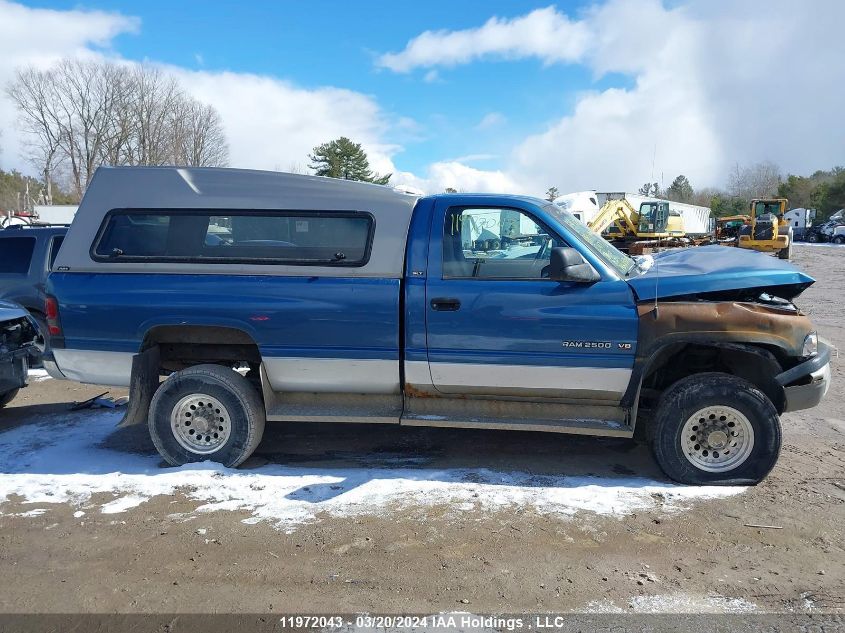 2002 Dodge Ram 2500 VIN: 3B7KF26Z72M247346 Lot: 11972043