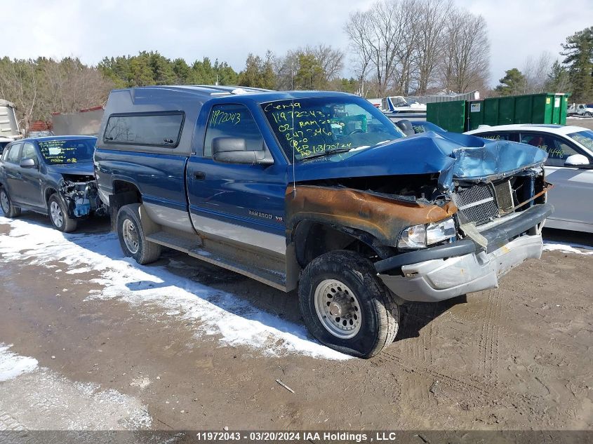 2002 Dodge Ram 2500 VIN: 3B7KF26Z72M247346 Lot: 11972043