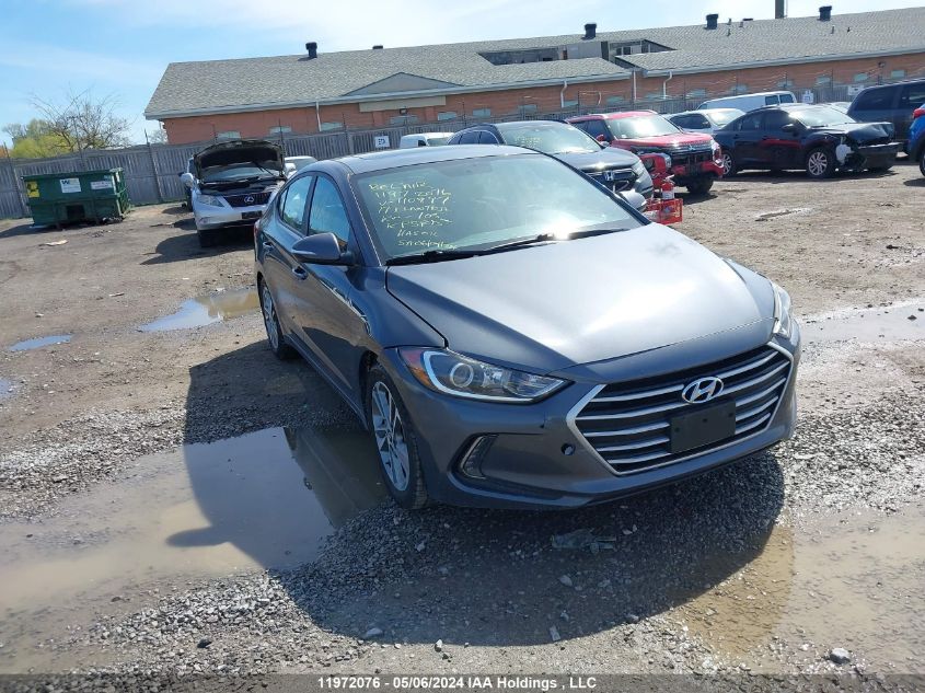 2017 Hyundai Elantra VIN: KMHD84LF5HU110897 Lot: 11972076