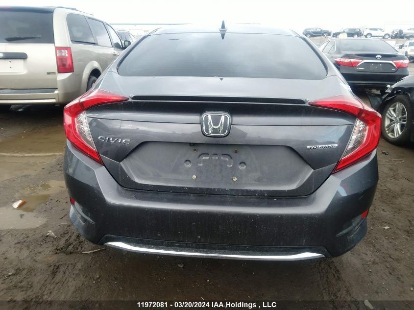 2019 Honda Civic Touring VIN: 2HGFC1F90KH104114 Lot: 11972081