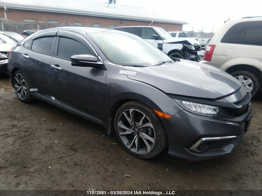 2019 Honda Civic Touring VIN: 2HGFC1F90KH104114 Lot: 11972081