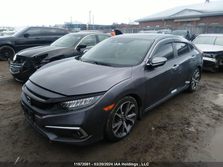 2019 Honda Civic Touring VIN: 2HGFC1F90KH104114 Lot: 11972081