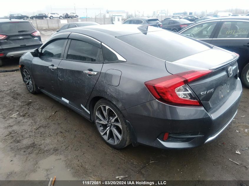 2019 Honda Civic Touring VIN: 2HGFC1F90KH104114 Lot: 11972081