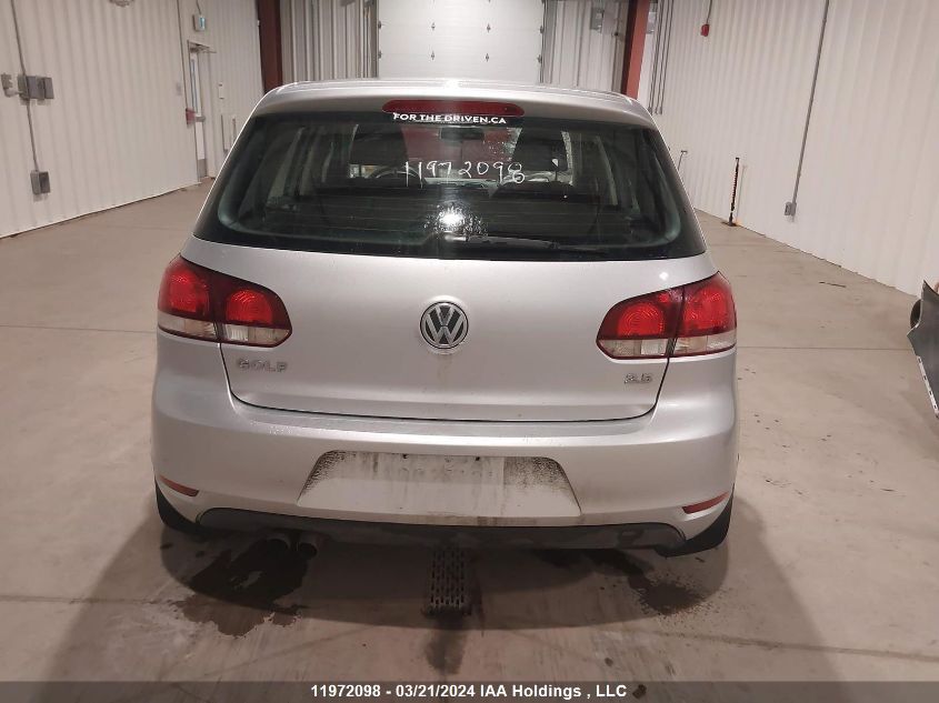 2010 Volkswagen Golf VIN: WVWDA7AJ7AW426393 Lot: 11972098