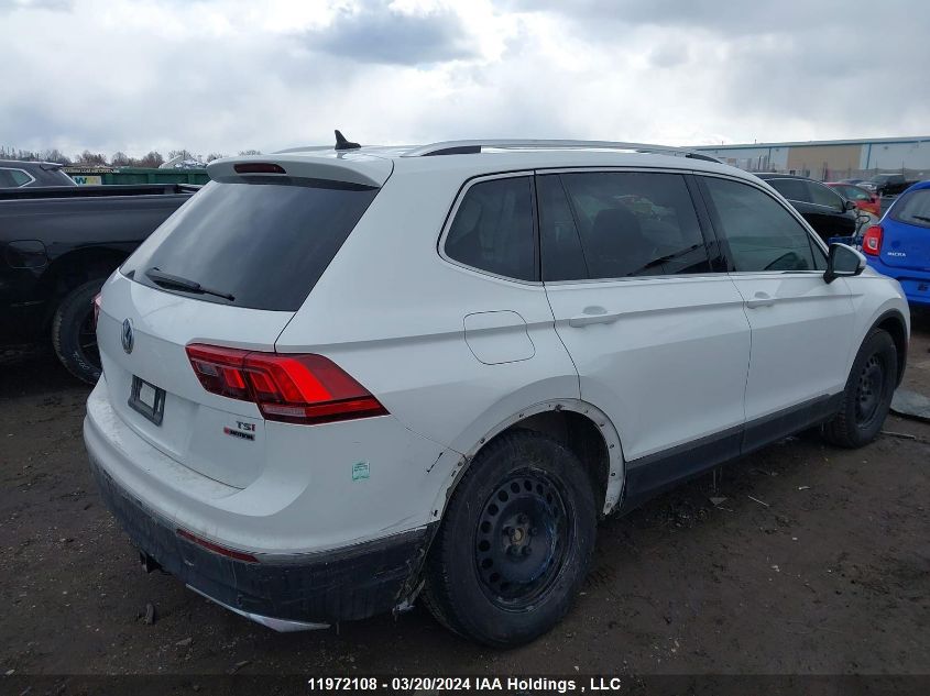 2018 Volkswagen Tiguan VIN: 3VV4B7AX4JM112848 Lot: 39237800