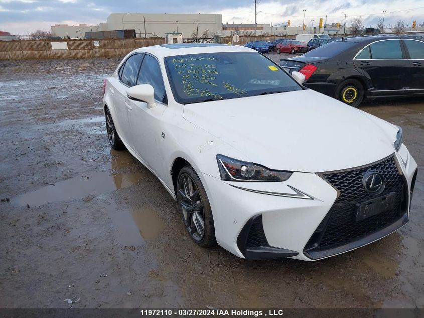 2018 Lexus Is 300 300 VIN: JTHC81D25J5031836 Lot: 11972110