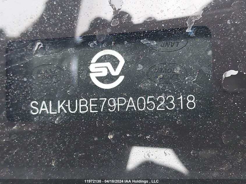 2023 Land Rover Range Rover VIN: SALKUBE79PA052318 Lot: 11972130
